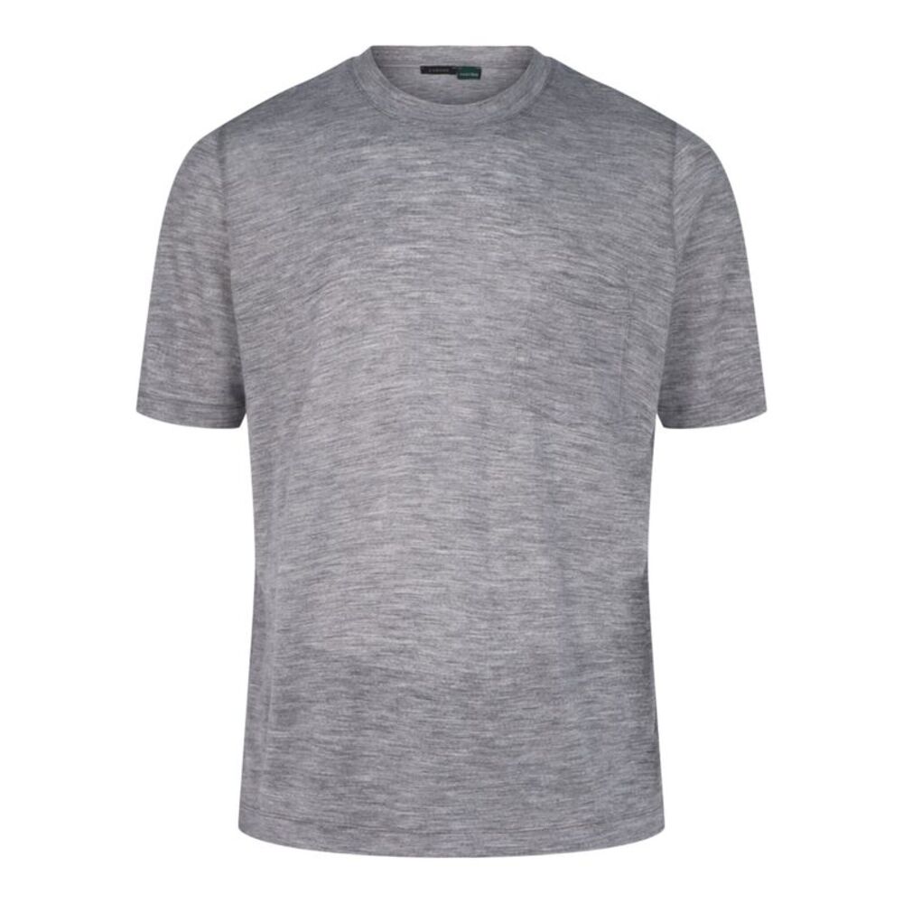 Slowear Zanone Slim-Fit Crewneck T-Shirt Grey Mens